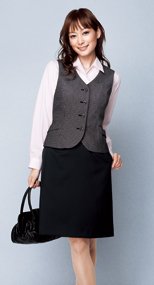 Aラインスカート 無地 952451