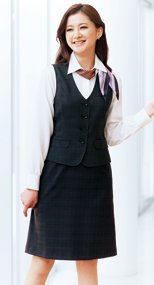 S-15850 15851 SELERY(セロリー) Aラインスカート シャドーチェック 99-S15850