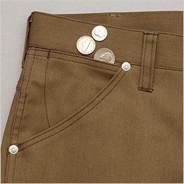 右側 鍵や小物の収納に便利なサブポケット付きのポケット