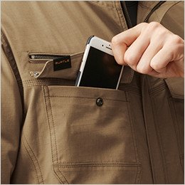 右胸 Phone収納ループ