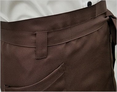 ウエストのひも通しループ