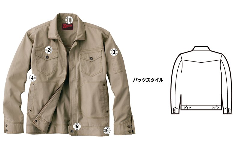 自重堂Jawin51000 商品詳細・こだわりPOINT