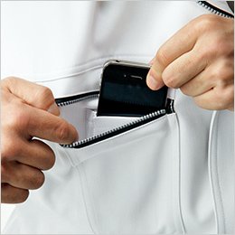 右胸 携帯電話収納ポケット