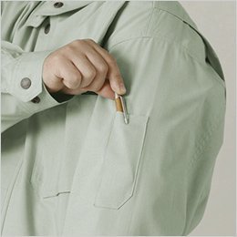 左袖 ペン差し