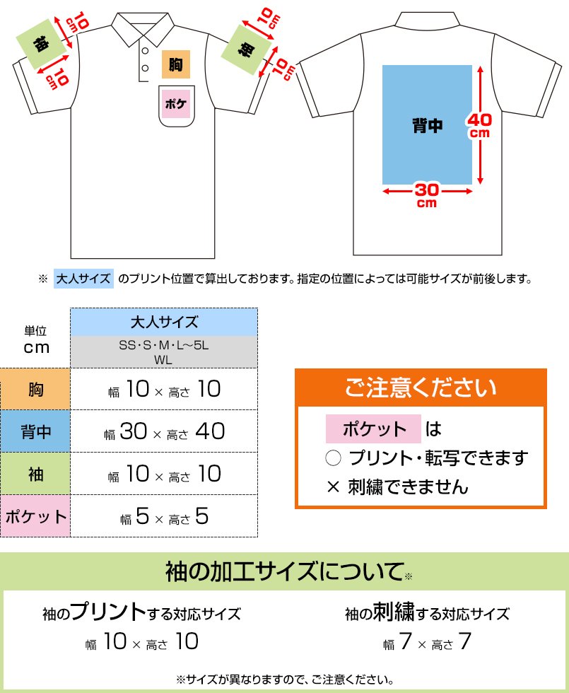00100-VPにプリントできる範囲