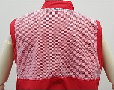 蒸れない背裏メッシュ(裏返した状態)