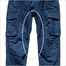 さまざまな体勢にフィットする股下のマチで動きやすさアップ