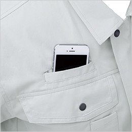 右胸 携帯電話収納ポケット