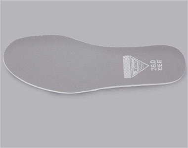 取り出して洗うことができる抗菌・防臭カップインソールを採用。