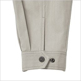 袖口アジャスト金属ドットボタン