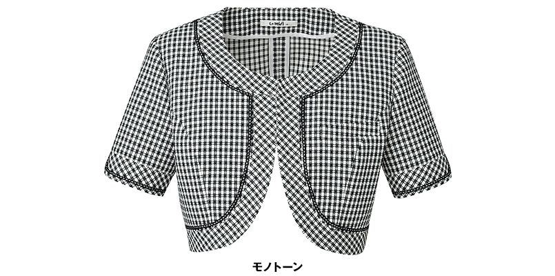 LJ0744 BONMAX/アミティエ ボレロ 千鳥格子 色展開