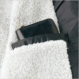 AZ8290 アイトス 裏ボアベンチコート ポケット