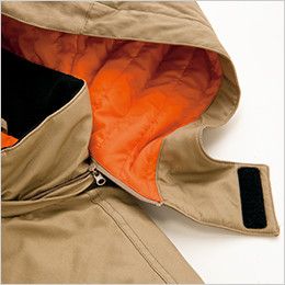 AZ8571 アイトス 防寒ブルゾン(男女兼用) 取り外し可能なフード