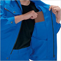 バートル 7071 ストレッチツイル長袖ブルゾン(男女兼用) 内ポケット