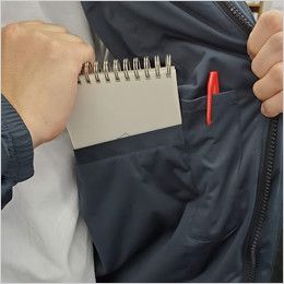 バートル 7410 防風ストレッチ軽量防寒ブルゾン(男女兼用) 内ポケット