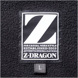自重堂Z-DRAGON 78000 プルオーバー 背ネーム
