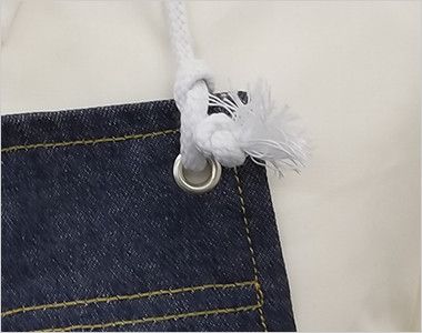10021 桑和 デニムエプロン(ロープ) ロープで長さ調節できます