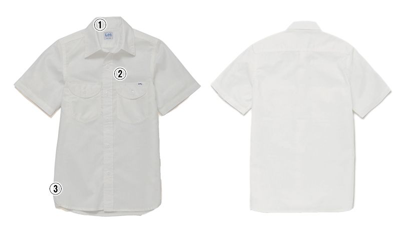 LCS43005 Lee シャンブレーシャツ/半袖(女性用) 商品詳細・こだわりPOINT