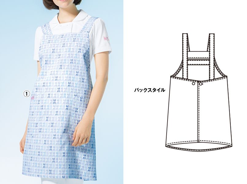 HI501 ワコール 胸当てレディースエプロン(女性用) 商品詳細・こだわりPOINT