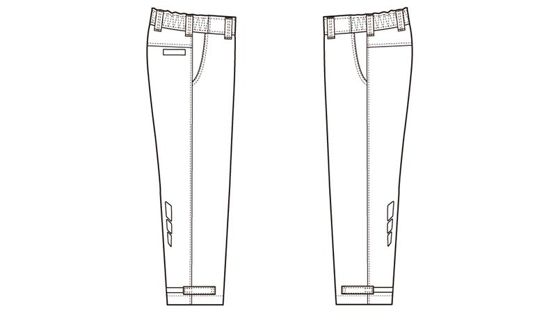 AZ8862 アイトス 防寒パンツ ハンガーイラスト・線画